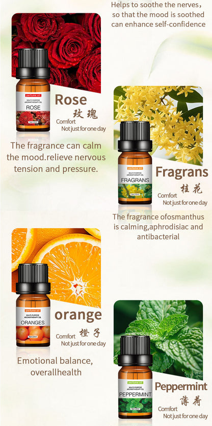 Set of Water-Soluble Essential Oils 12x10 ml (12oz)