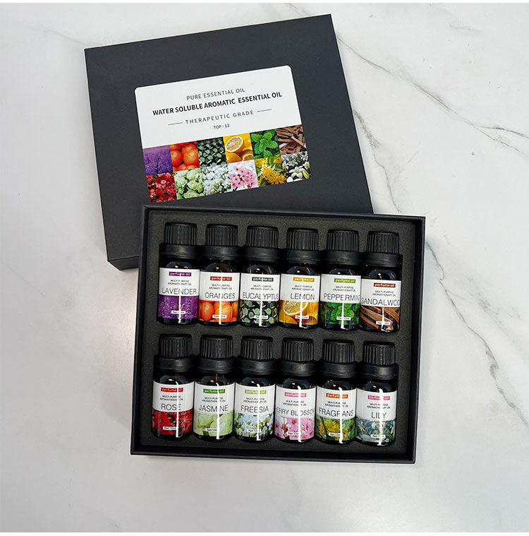 Set of Water-Soluble Essential Oils 12x10 ml (12oz)